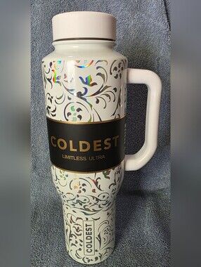 46oz Coldest Limitless Ultra Snowstorm Floral Insulated Water Bottle